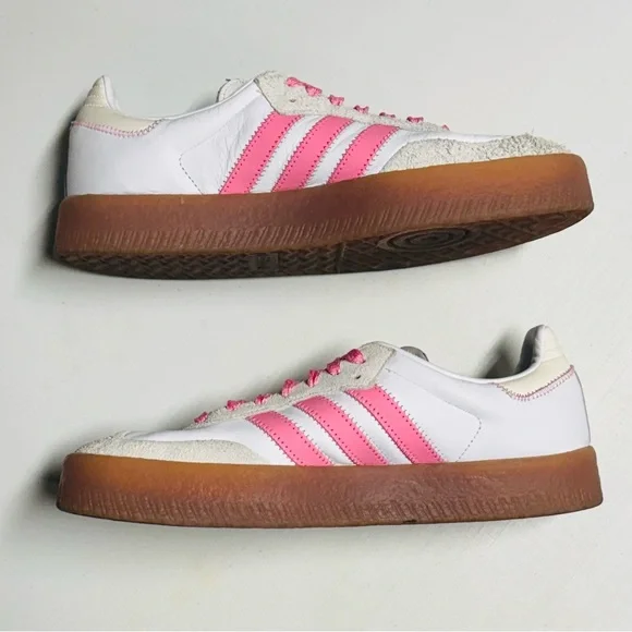 Adidas Sambae ‘Cloud White Pink Bliss’ Sz 11W/10M - Picture 4 of 8